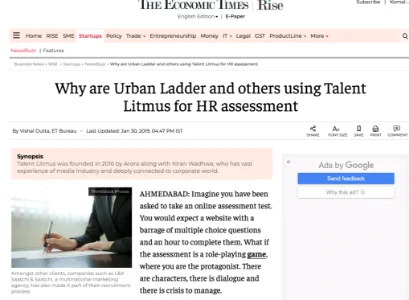 Why Urban Ladder and other are using Talent Litmus for HR assessments