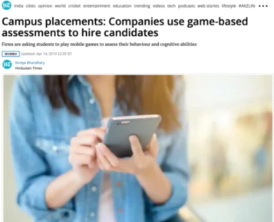 Companies use game-based assessments to hire candidates
